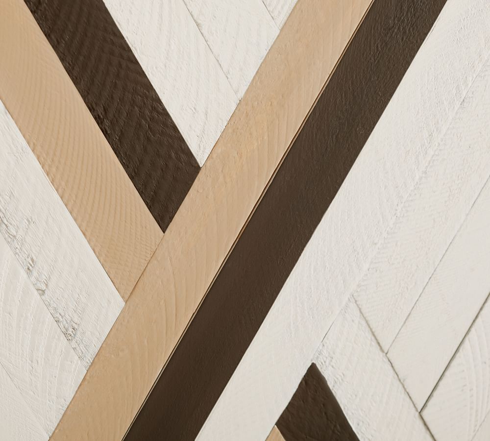 ALEKSANDRA ZEE INLAID WOOD TRIPTYCH WALL ART thumbnail 5
