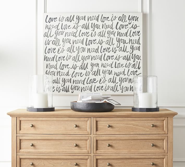 LOVE IS ALL YOU NEED WRAPPED CANVAS PRINT thumbnail 4