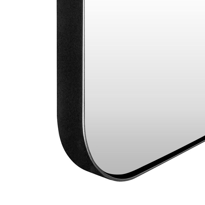 MATTE BLACK INMAN VENETIAN ACCENT MIRROR thumbnail 2