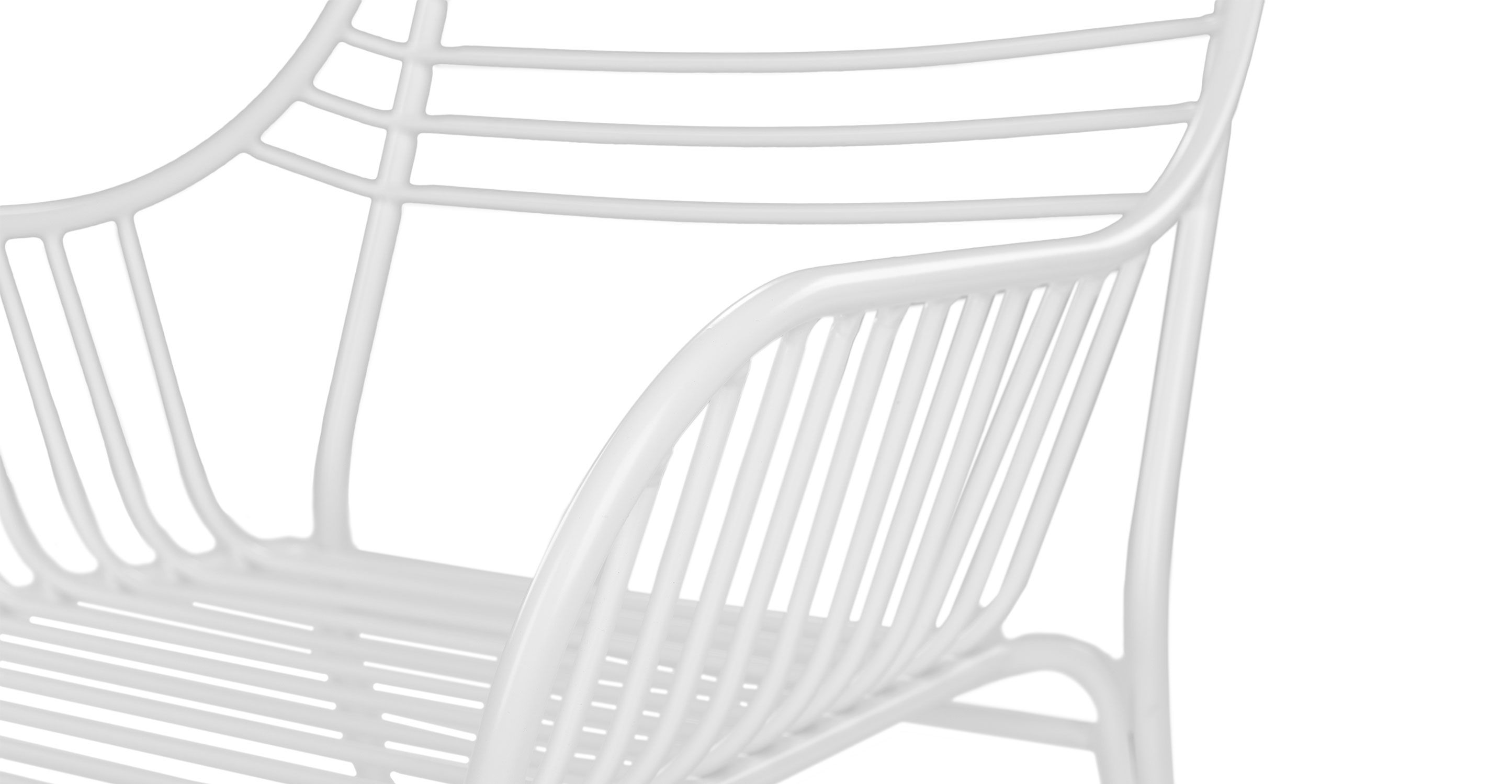 Caya Dahlia White Dining Armchair thumbnail 3