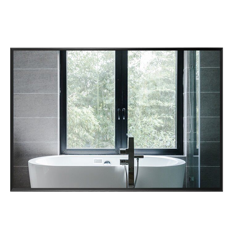 BLACK MATTHEWS BATHROOM VANITY MIRROR thumbnail 3