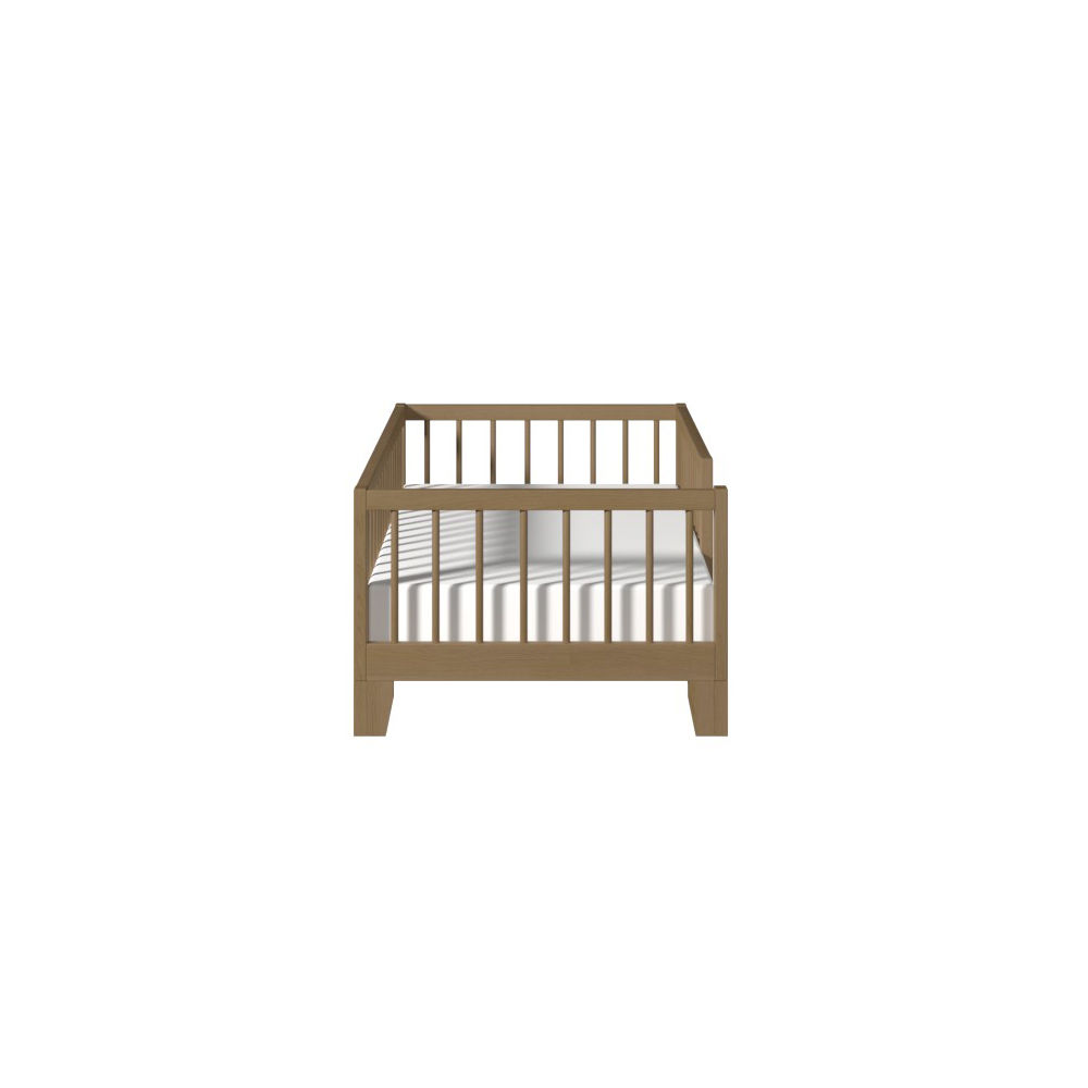 MONTESSORI FLOOR TO RAISED BED WITH RAILS REMOVABLE LEGS thumbnail 2