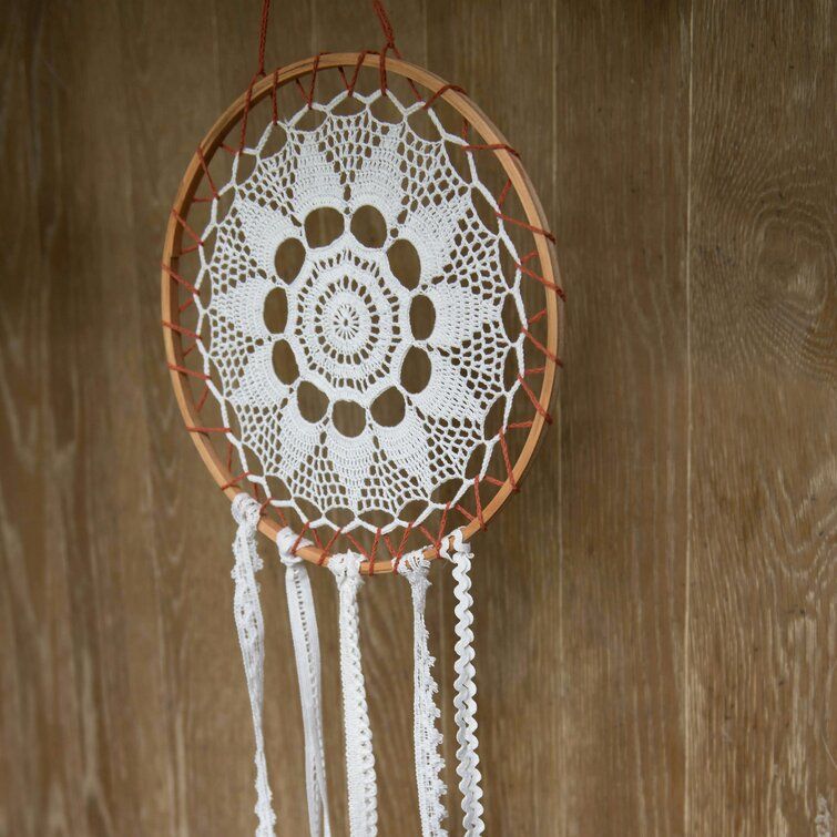 CROCHET DREAM CATCHER HANDCRAFTED WALL DECOR thumbnail 3