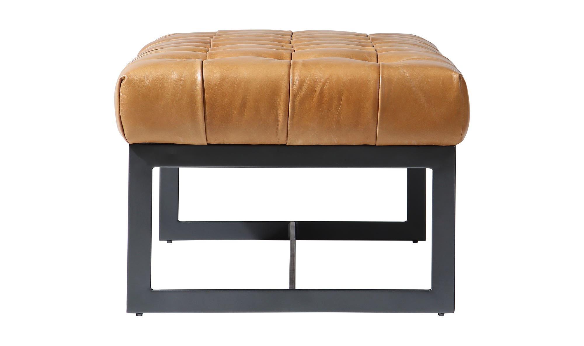William Leather Bench thumbnail 2