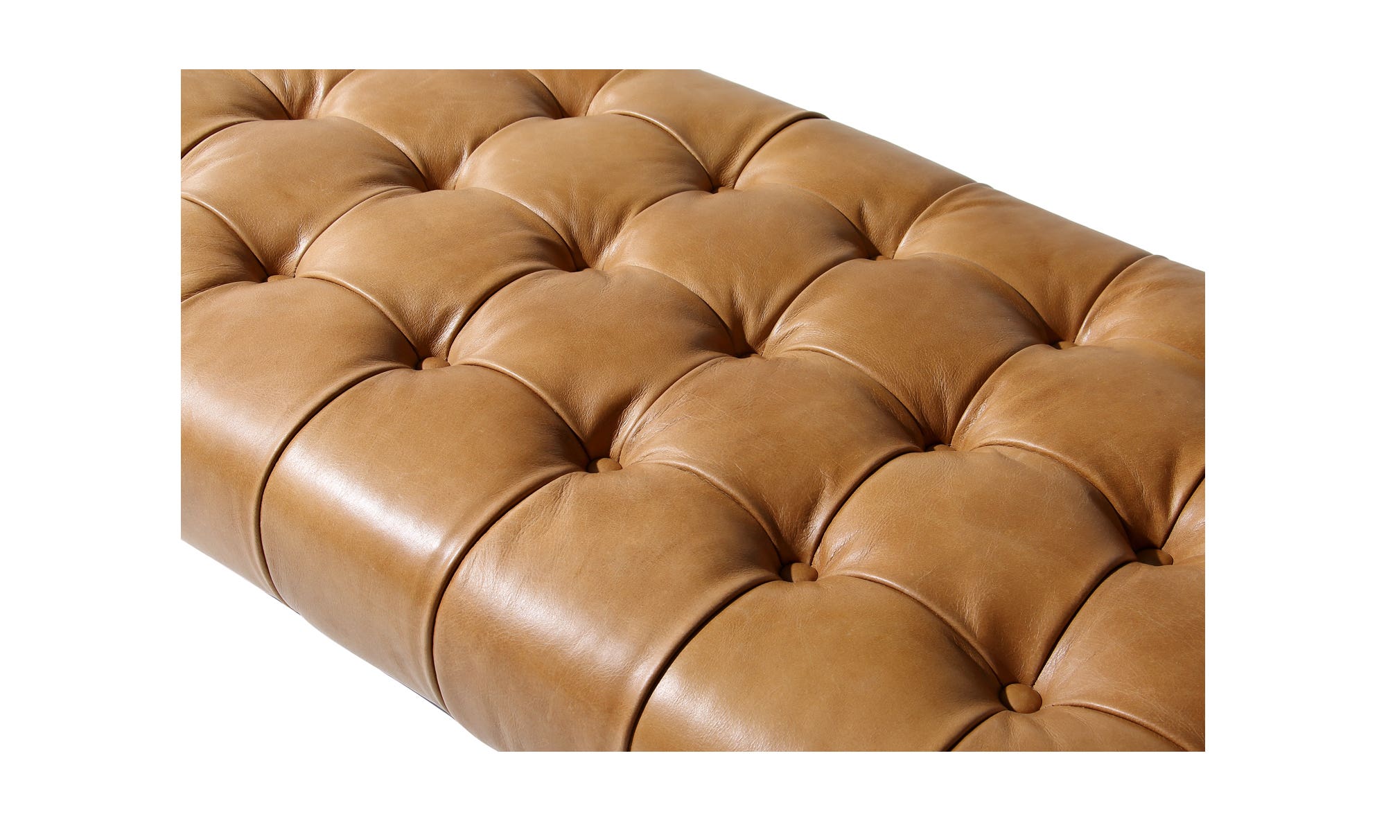 William Leather Bench thumbnail 4