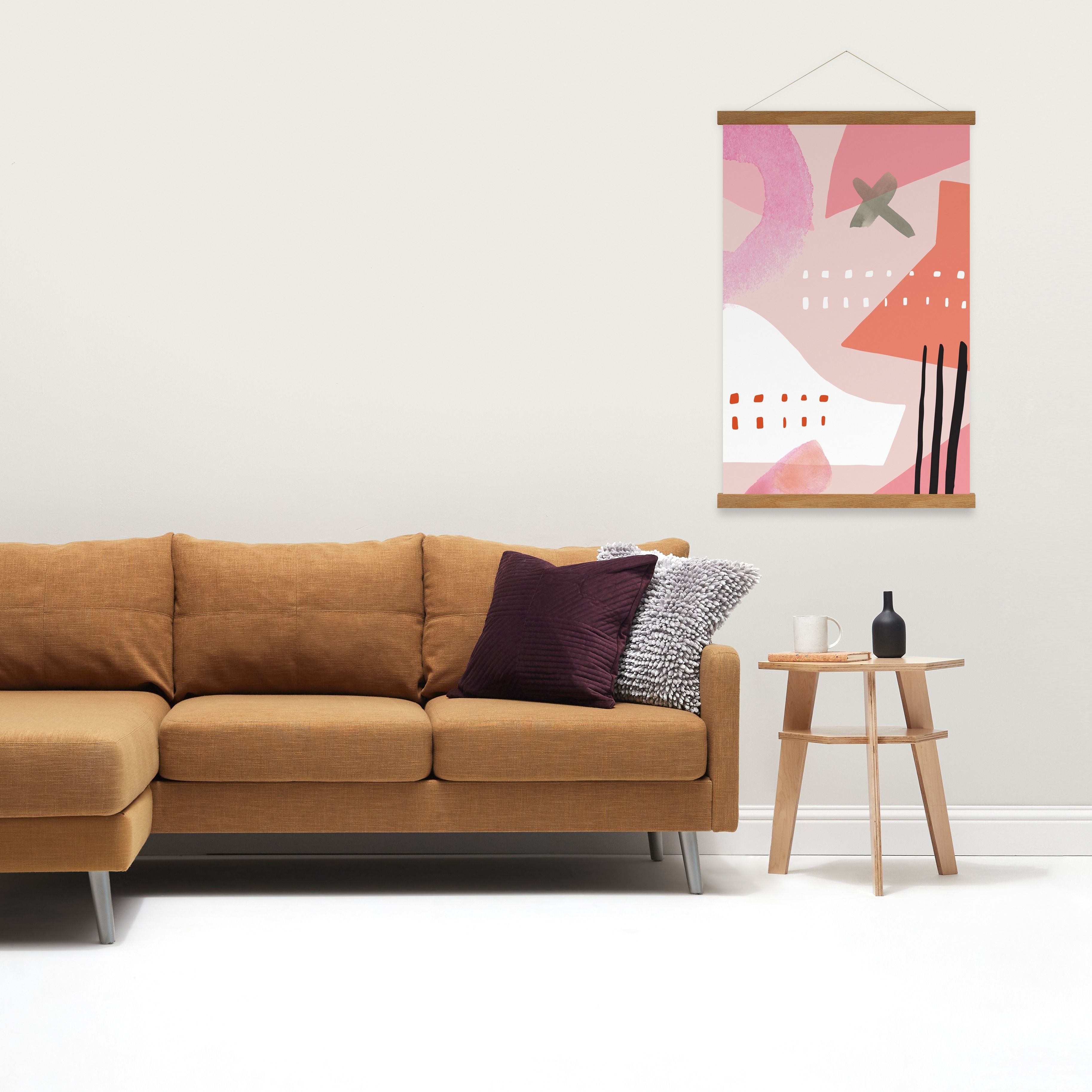 PACIFIC HEIGHTS ART PRINT WITH NATURAL FRAME thumbnail 2