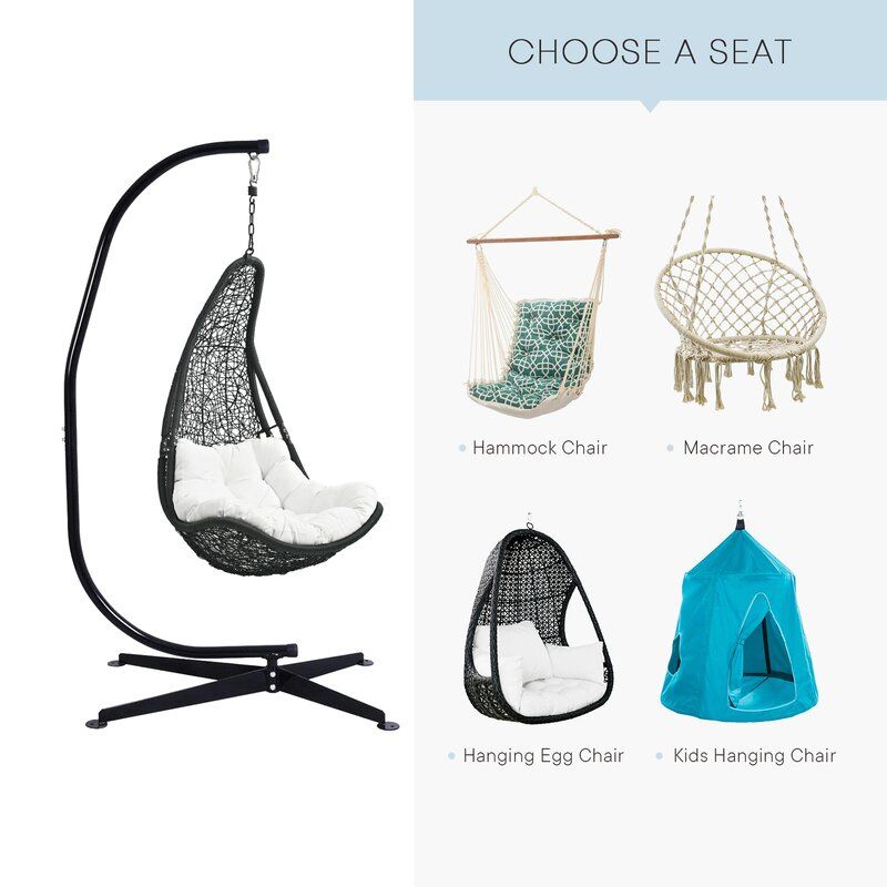 DAVION METAL HAMMOCK CHAIR STAND thumbnail 2