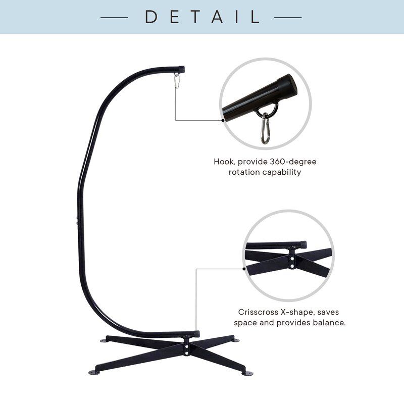 DAVION METAL HAMMOCK CHAIR STAND thumbnail 3