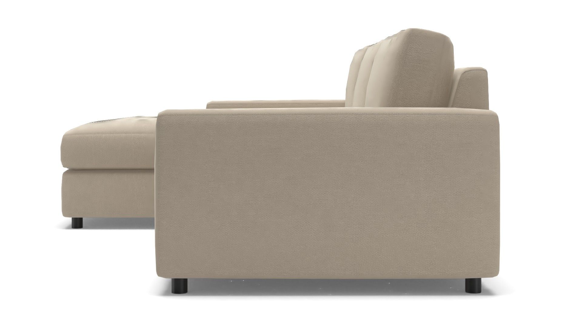 Urban Set 2: Right Arm 2 Seater Sofa - Left Arm Chaise - Twill - Gravel thumbnail 2