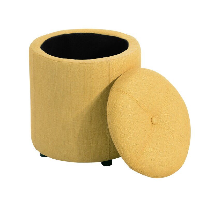 HUMPHREY ROUND STORAGE OTTOMAN  thumbnail 2