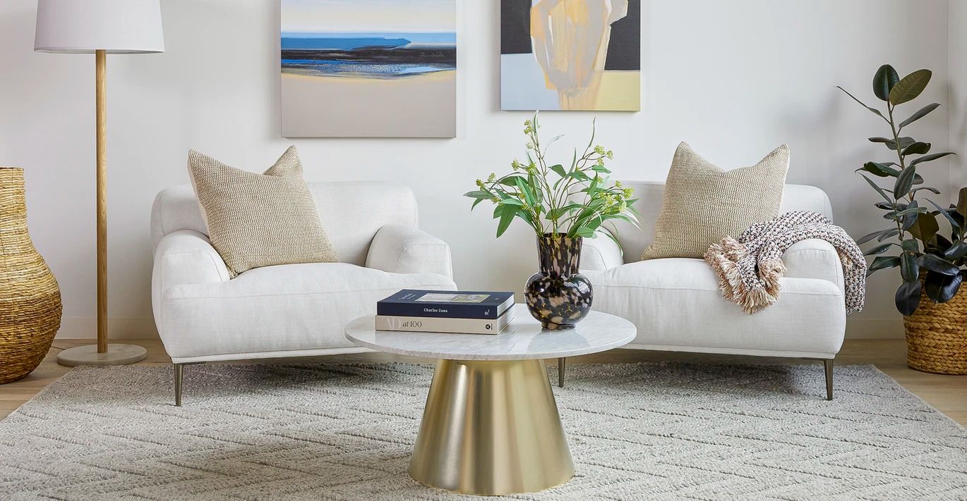 Tromso Brass Coffee Table thumbnail 2