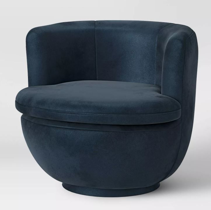 DORTON ROUND SWIVEL BARREL CHAIR thumbnail 2
