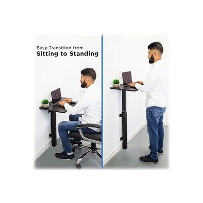 Mount It 24 Wall Mounted Sit And Stand Desk thumbnail 4