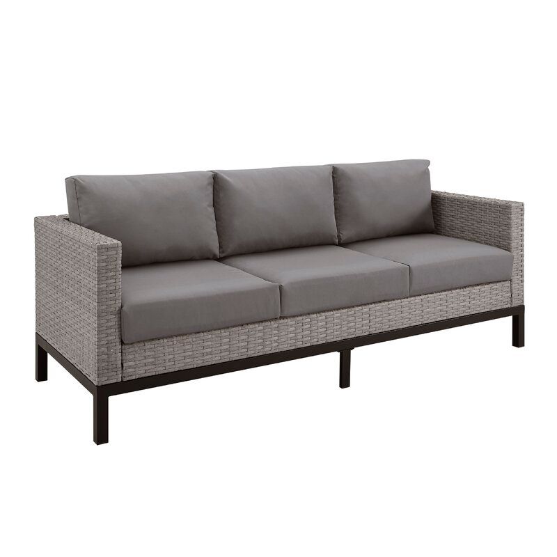 BERGER WIDE OUTDOOR PATIO SOFA thumbnail 2