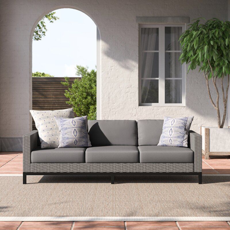 BERGER WIDE OUTDOOR PATIO SOFA thumbnail 5