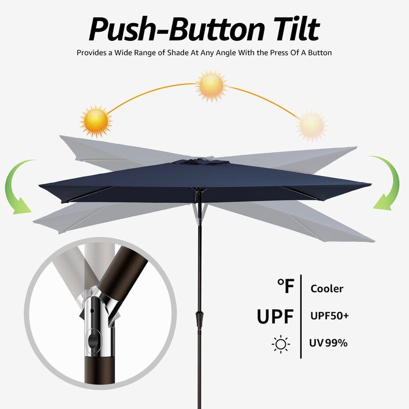 Boivin Rectangular Market Umbrella thumbnail 3