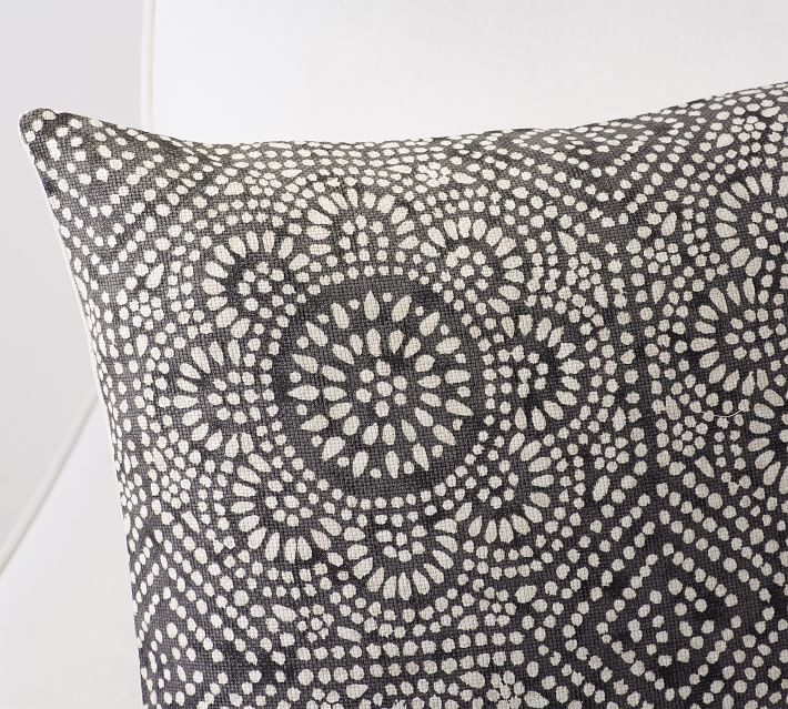 Slate Printed Pillow Cover with insert thumbnail 2