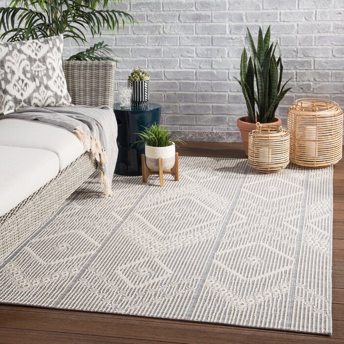 Orrwell Southwestern GrayBeige Indoor Outdoor Area Rug-8'9"x12'5" thumbnail 2