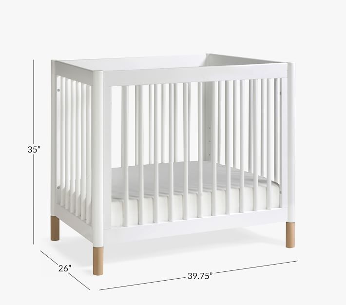 Babyletto Gelato 2 in 1 Mini Crib UPS Washed NaturalWhite thumbnail 3