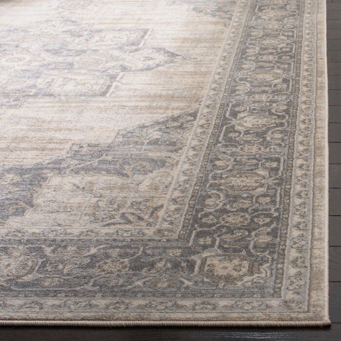 HALMA ORIENTAL CREAMGRAY AREA RUG thumbnail 3