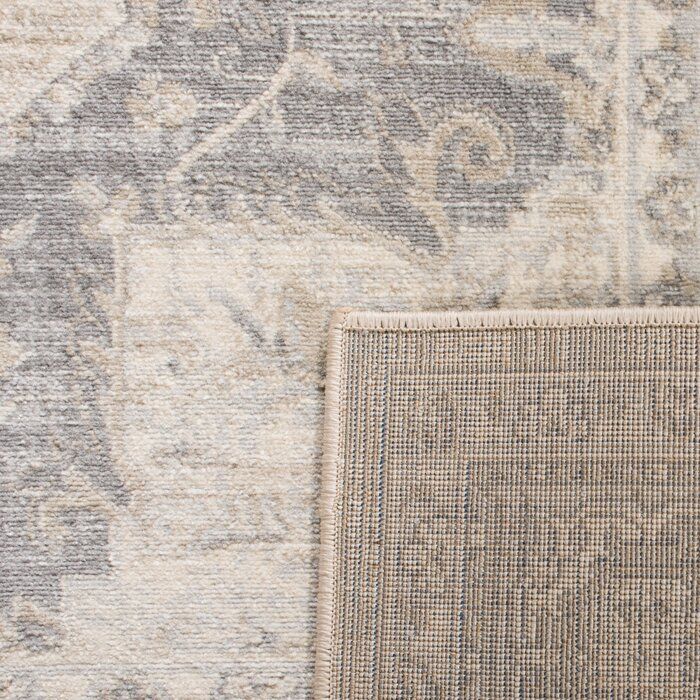 HALMA ORIENTAL CREAMGRAY AREA RUG thumbnail 4