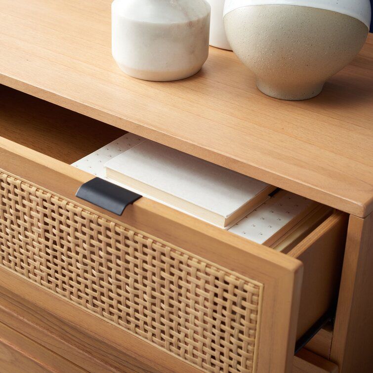Elidge Rattan 3 Drawer Chest thumbnail 6