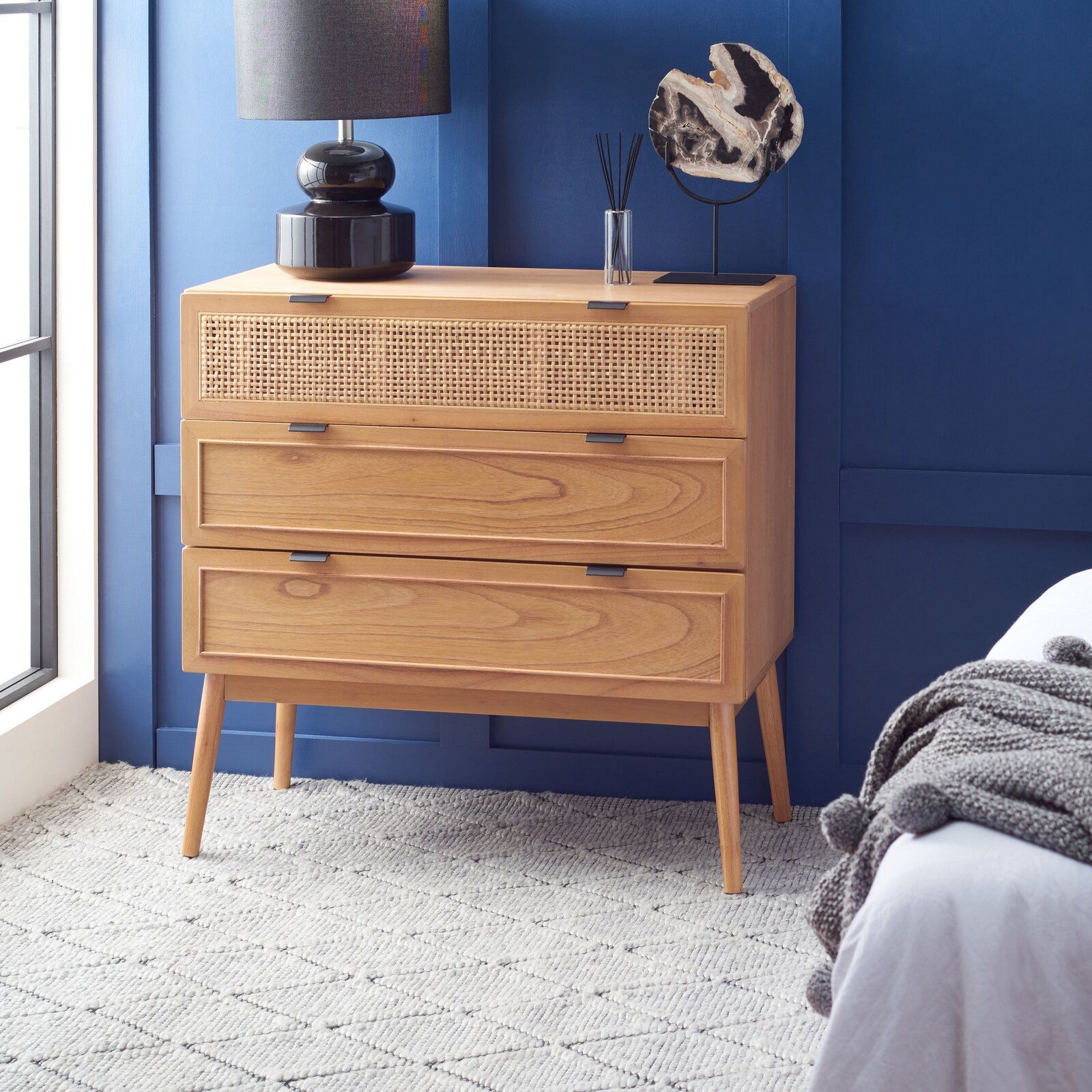 Elidge Rattan 3 Drawer Chest thumbnail 8