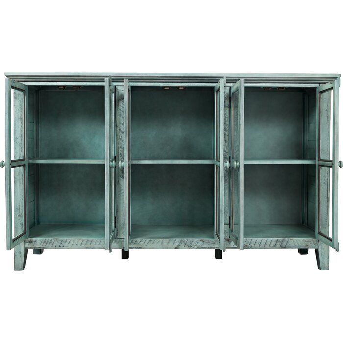 CLAIRE WIDE ACACIA WOOD SIDEBOARD thumbnail 2