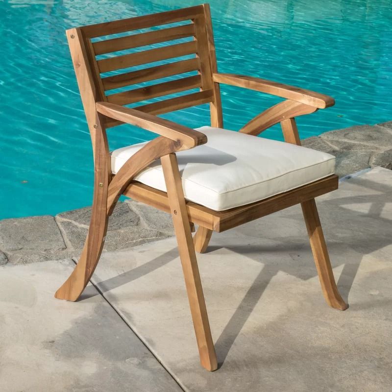Round Two Person Long Bistro Set with Cushions thumbnail 11