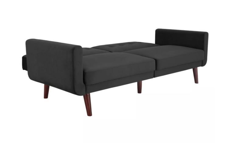 Fiore Modern Velvet Futon thumbnail 4