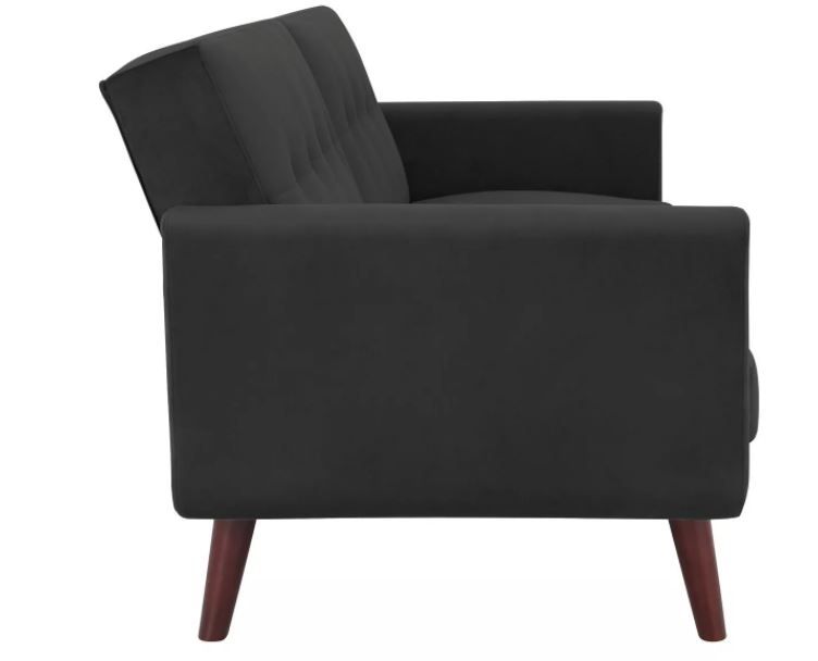 Fiore Modern Velvet Futon thumbnail 5