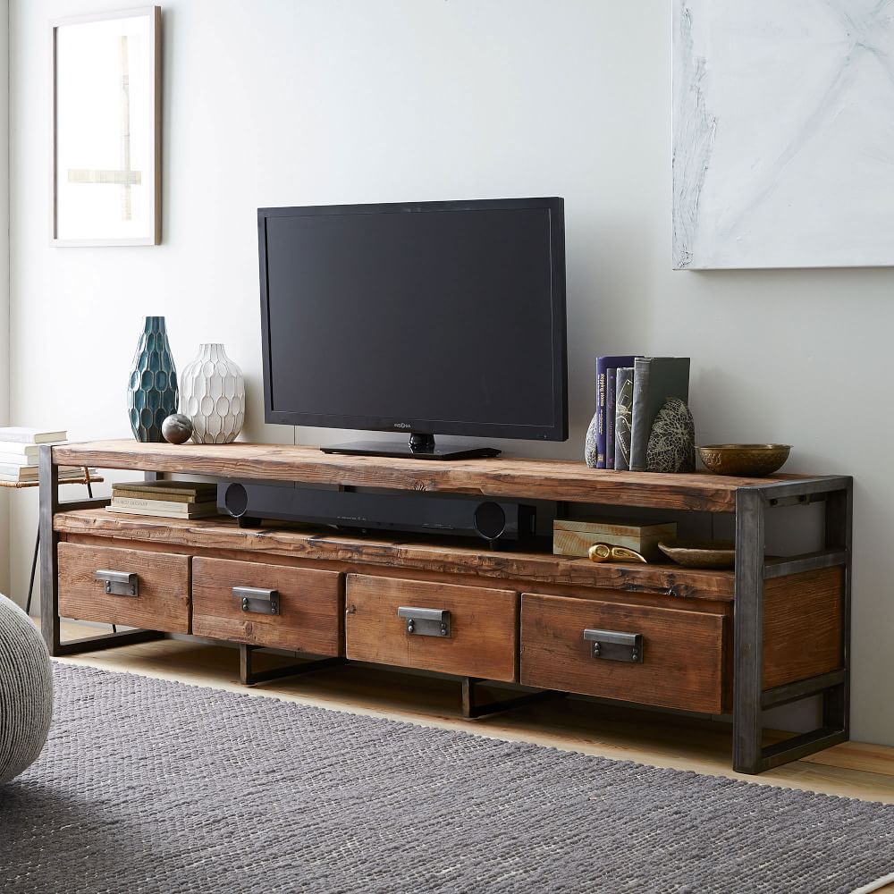Bin Pull 4 Drawer Media Console thumbnail 2