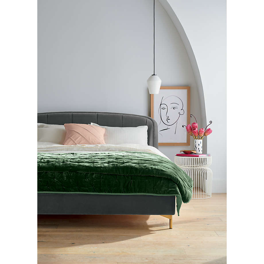 Ava Grey Bed-Queen  thumbnail 2