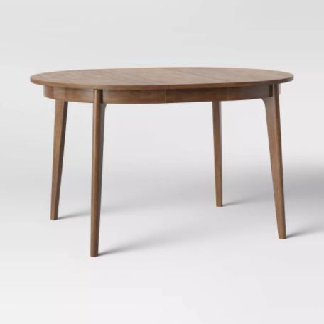 Astrid Mid Century Round Extendable Dining Table thumbnail 2
