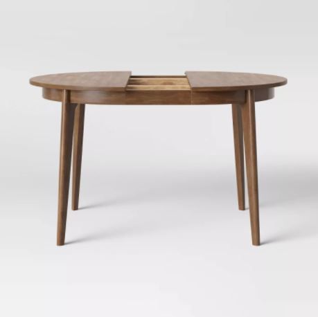 Astrid Mid Century Round Extendable Dining Table thumbnail 3