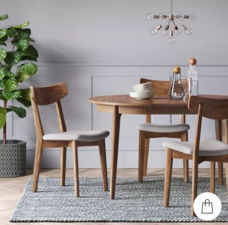Astrid Mid Century Round Extendable Dining Table thumbnail 4