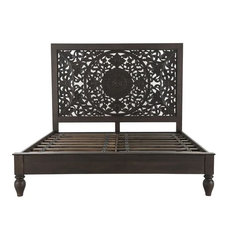 Standifer Solid Wood Platform Bed-King  thumbnail 2
