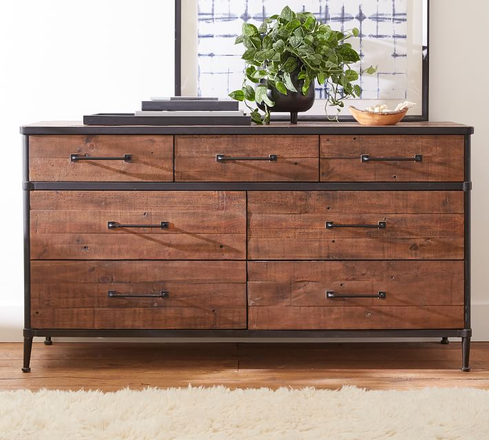 Juno Reclaimed Wood 7 Drawer Wide Dresser thumbnail 4