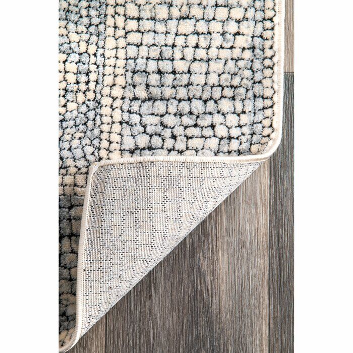Barstow Geometric Light Gray Area Rug thumbnail 4