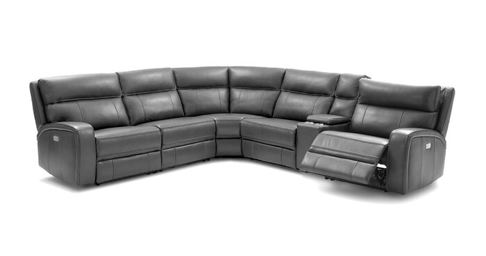 Graig Wide Faux Leather Right Hand Facing Reclining Corner Section thumbnail 2