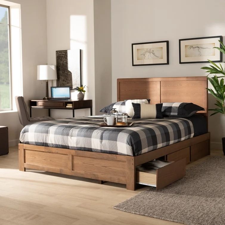 Bretislav Low Profile Storage Platform Bed-Full thumbnail 2