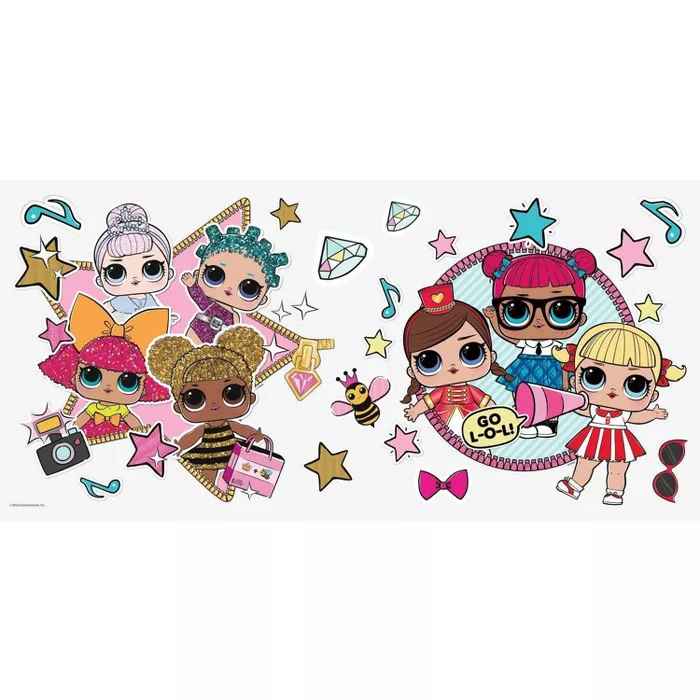 LOL Surprise Peel and Stick Giant Wall Decal 2 thumbnail 2