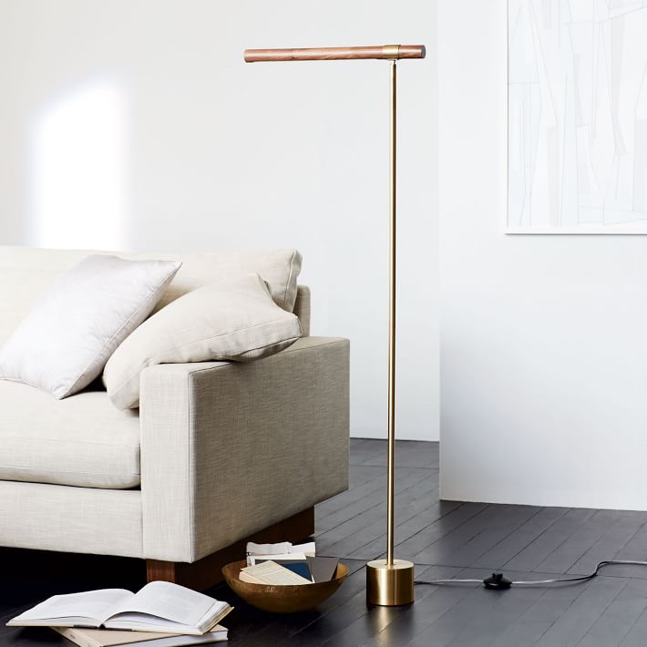 Linear Wood LED Floor Lamp thumbnail 2