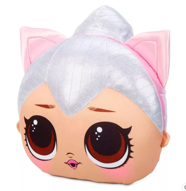 L.O.L. Surprise Remix Kids Kitty Queen Throw Pillow With Insert-12"X12" thumbnail 2