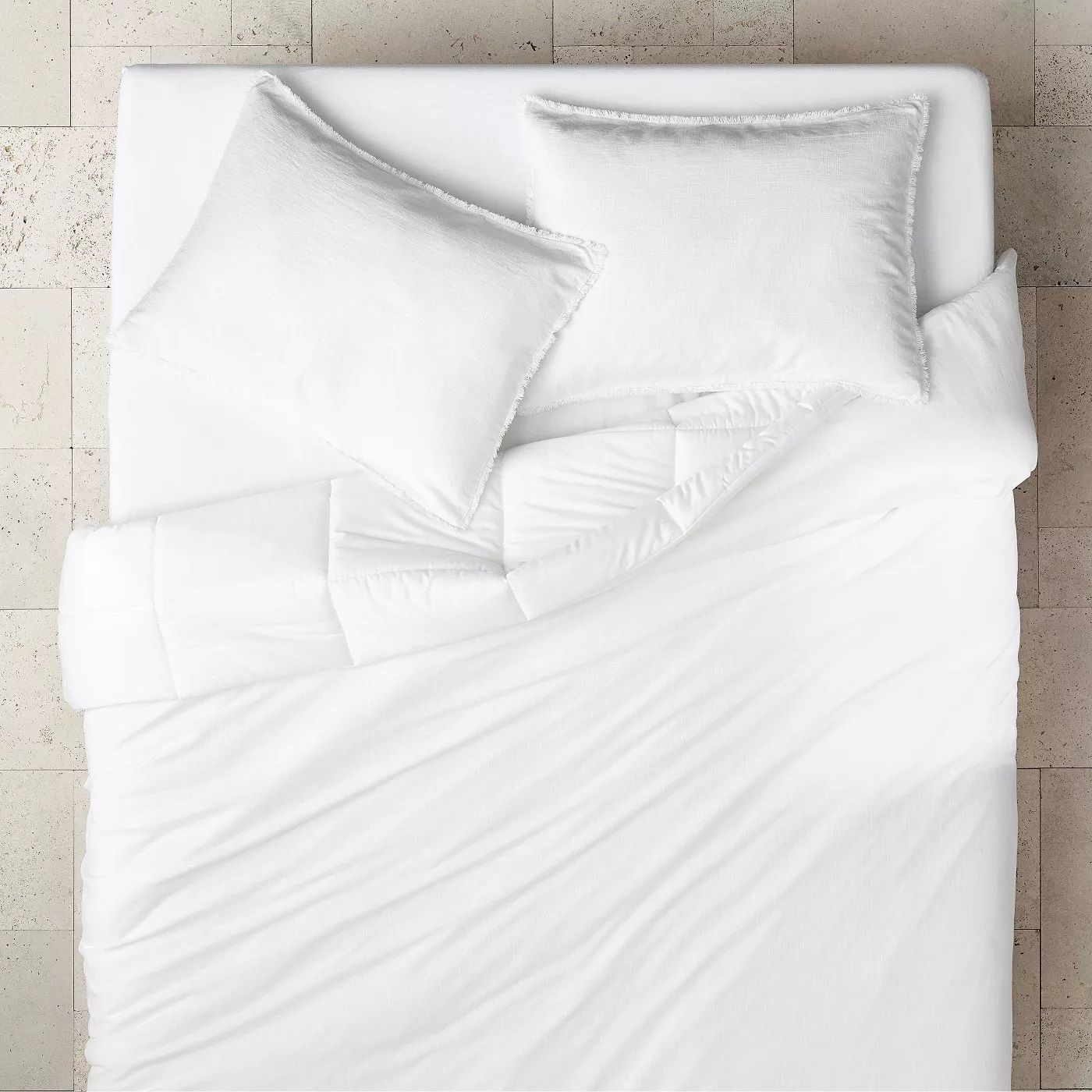 Heavyweight Linen Blend Comforter Queen thumbnail 3