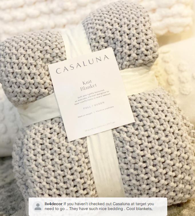 Chunky Knit Bed Blanket thumbnail 3