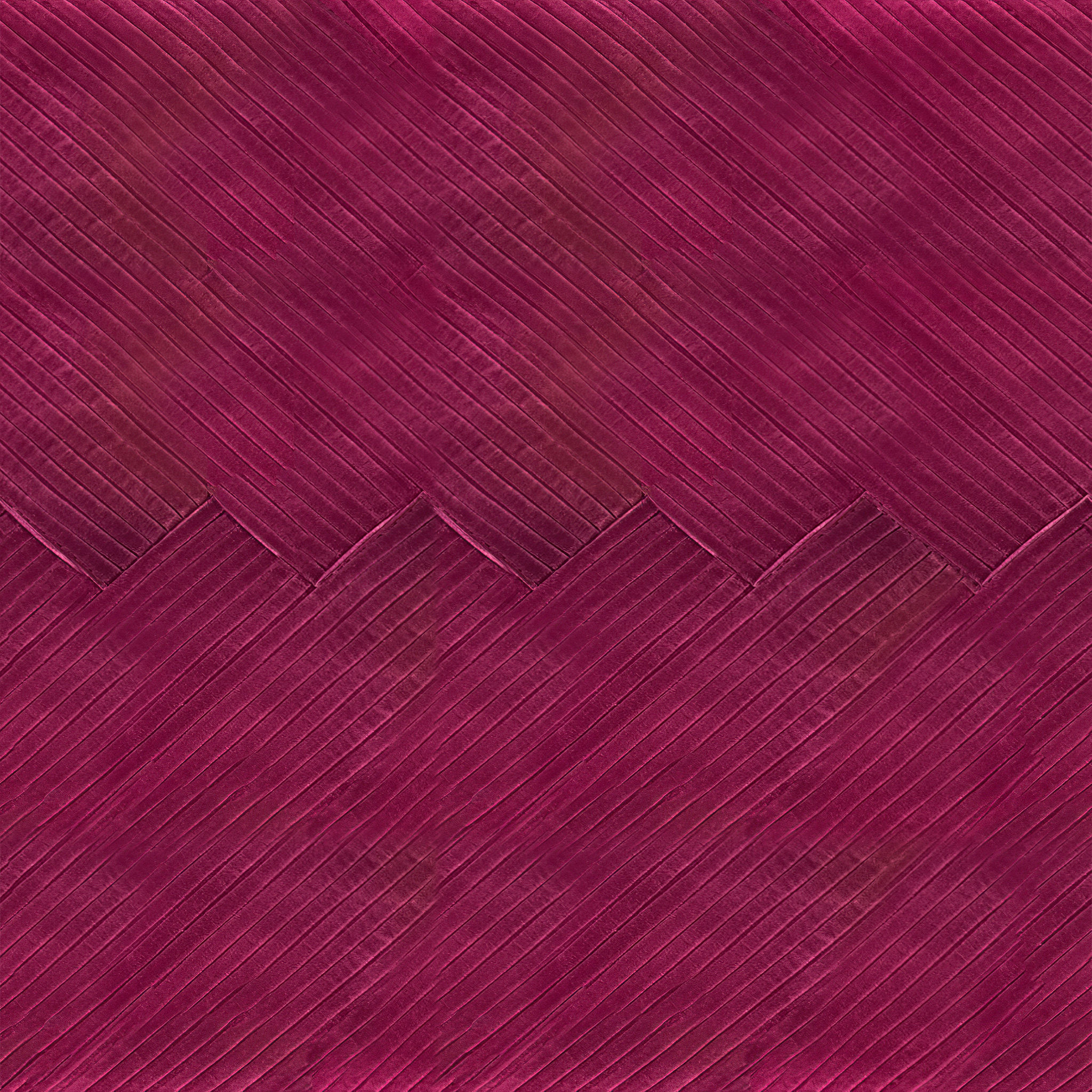 Pleated Velvet Pillow Cover Sangria thumbnail 2
