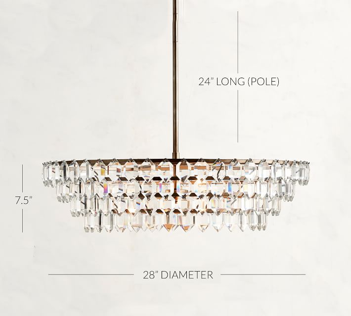 Alma Crystal Chandelier thumbnail 3