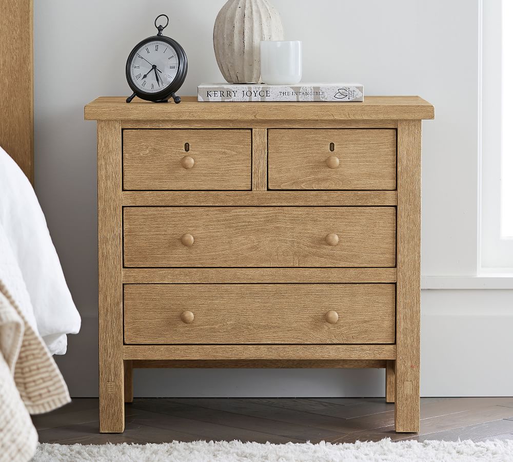Farmhouse 4-Drawer Nightstand (28.5") thumbnail 2