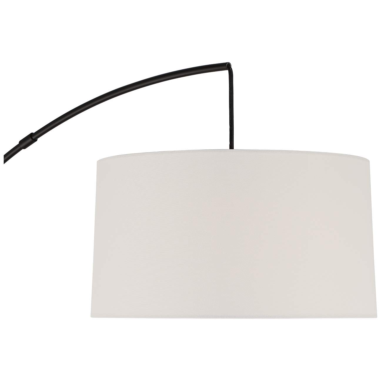 Cora Black Arc Floor Lamp thumbnail 3